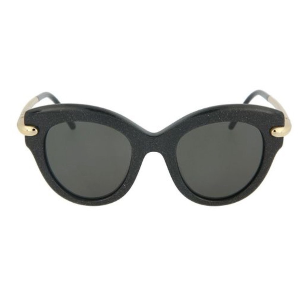 POMELLATO PM0022s SUNGLASSES DARK GRAY SUBTLE SPARKLE NWOT WITH CASE